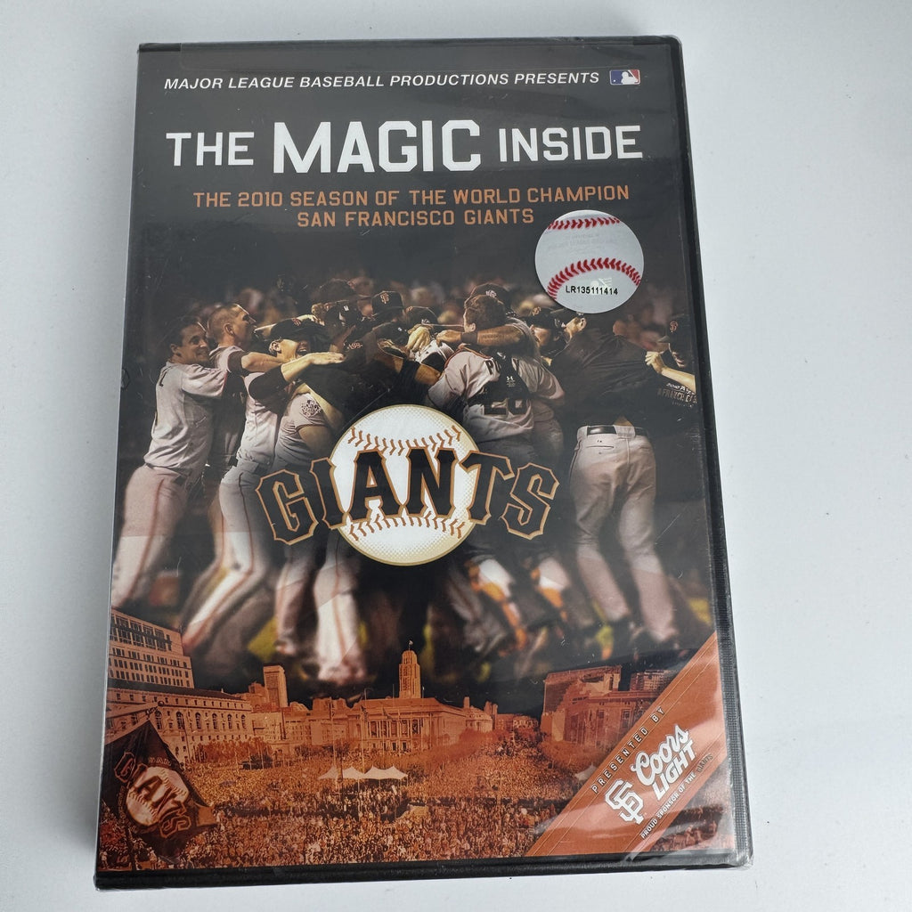 Four brand new factory sealed sports DVDs including SF Giants 2010 World Series, Stanford Legends, and snowboarding.
