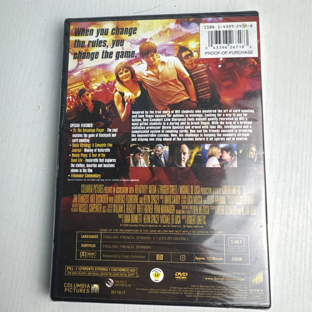 Factory-sealed 4-pack DVD bundle featuring 7 feature films including 3 Days of the Condor and 21