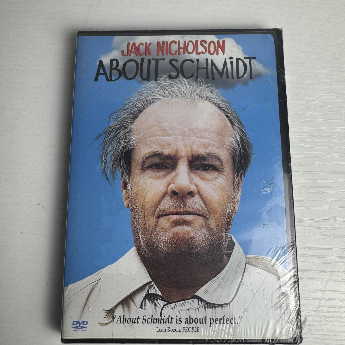 Set of four brand new factory sealed classic movie DVDs including About Schmidt and Abraham Lincoln.