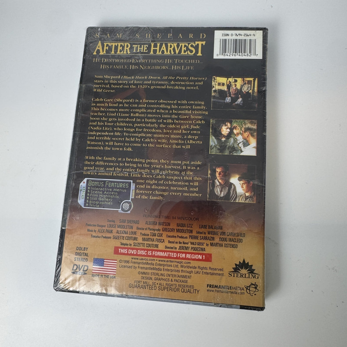 Set of four brand new factory sealed classic movie DVDs including About Schmidt and Abraham Lincoln.