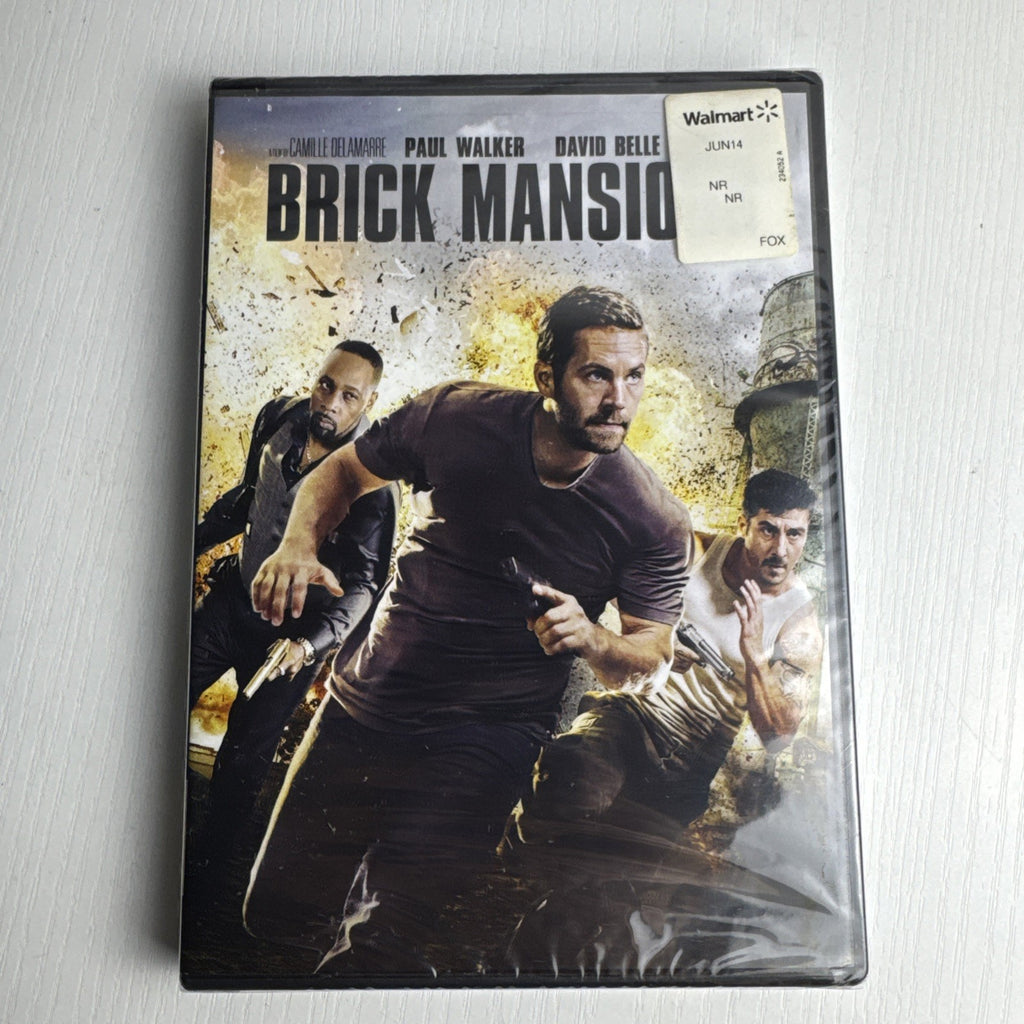 Factory-sealed lot of 4 brand new DVDs including Bobby, Brick Mansions, Bowling for Columbine, and Cirque Du Soleil.