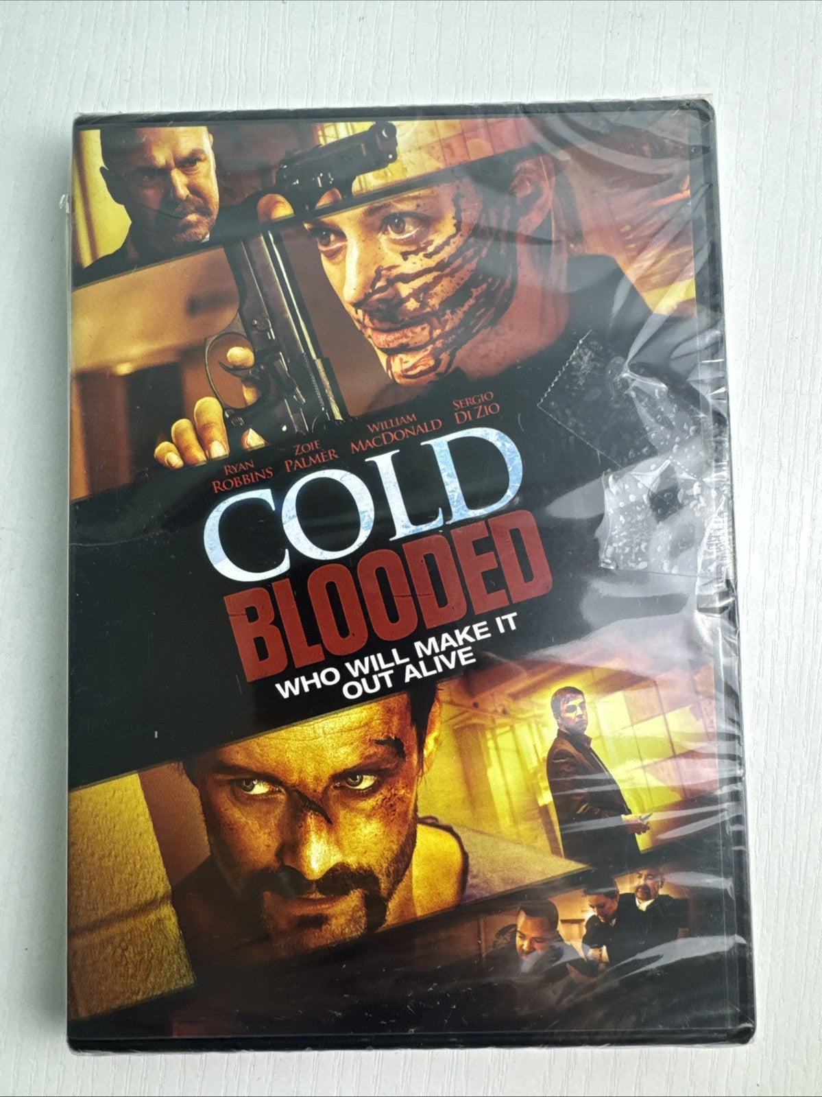 Set of 4 brand new factory-sealed DVDs including Date Night, Cold Blooded, Criminal Desire, and Dark Age England.