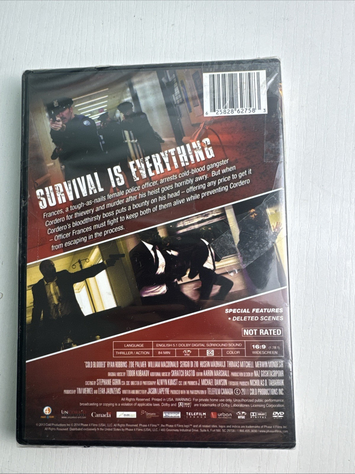 Set of 4 brand new factory-sealed DVDs including Date Night, Cold Blooded, Criminal Desire, and Dark Age England.
