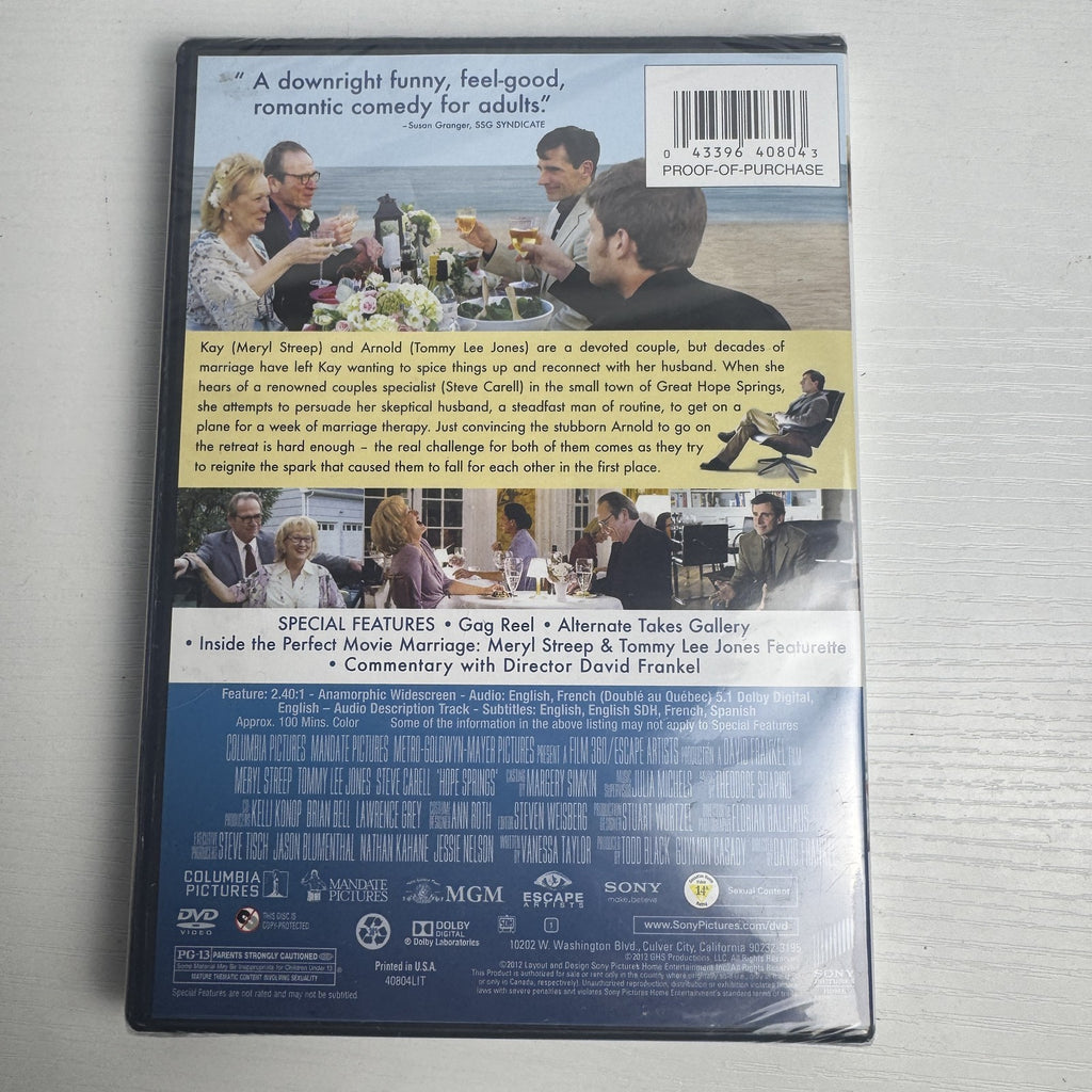 Factory sealed 4-DVD lot featuring Hope Springs, Hornets documentary, Highways to God, and Have Fun and Be Active.