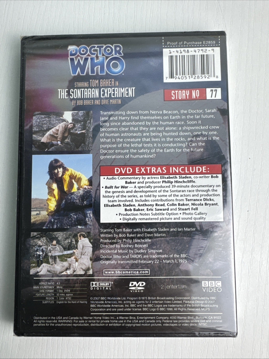 Set of 4 brand new factory sealed DVDs including Doctor Who Tom Baker, Red Skelton, Nikon photography, and Enrico Caruso