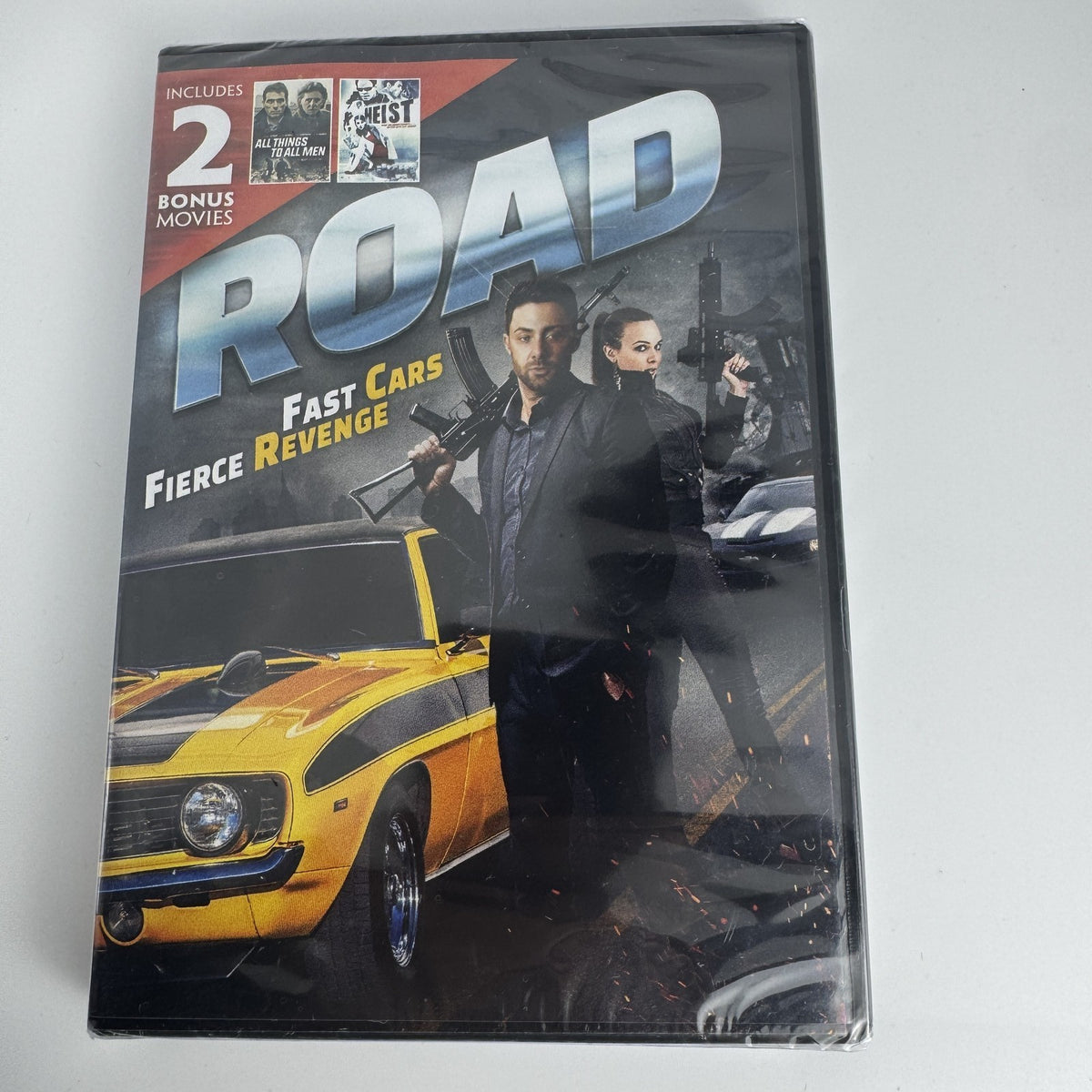 Set of 4 brand new factory sealed movie DVDs including Seabiscuit, Saint Ralph, Road, and Suze Orman.