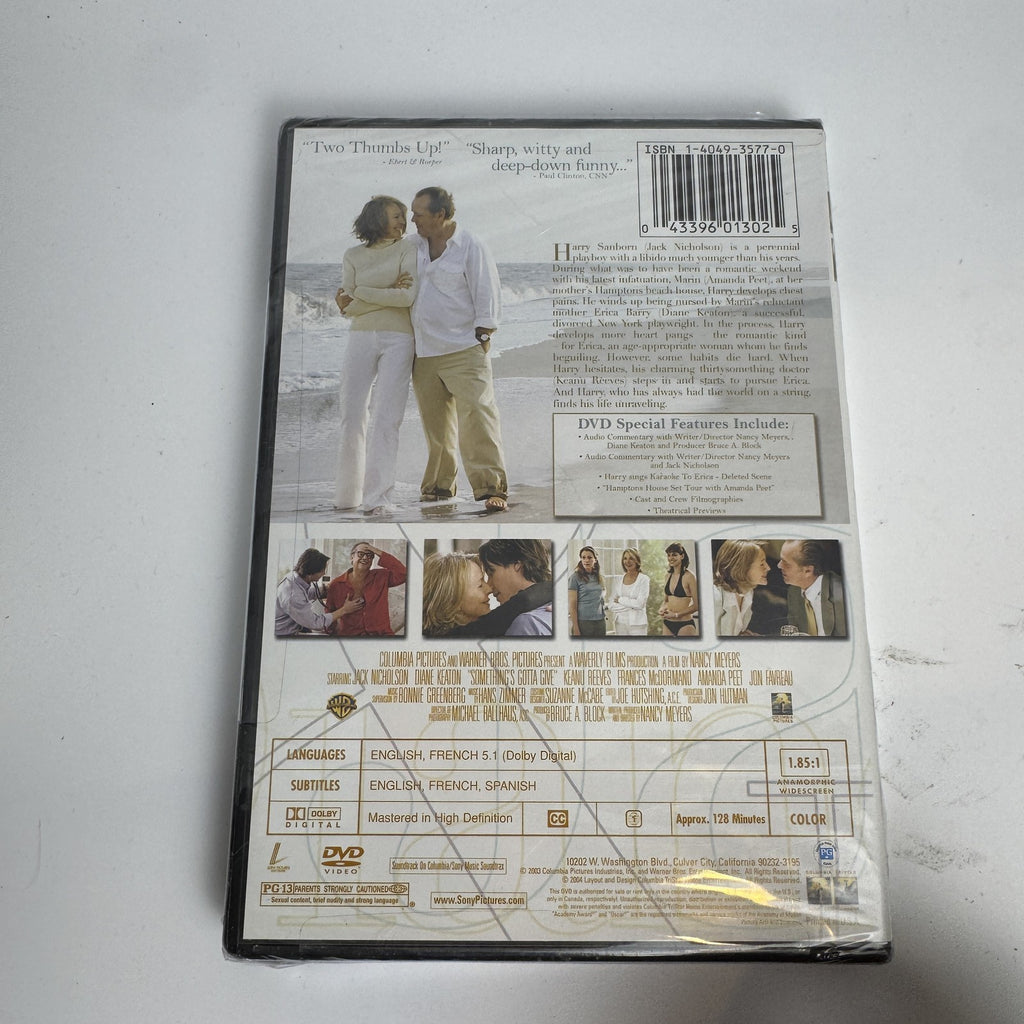 Assorted 4-DVD lot featuring Sicko, Something's Gotta Give, 6 Week Body Makeover, and The Great Deceiver, factory sealed.