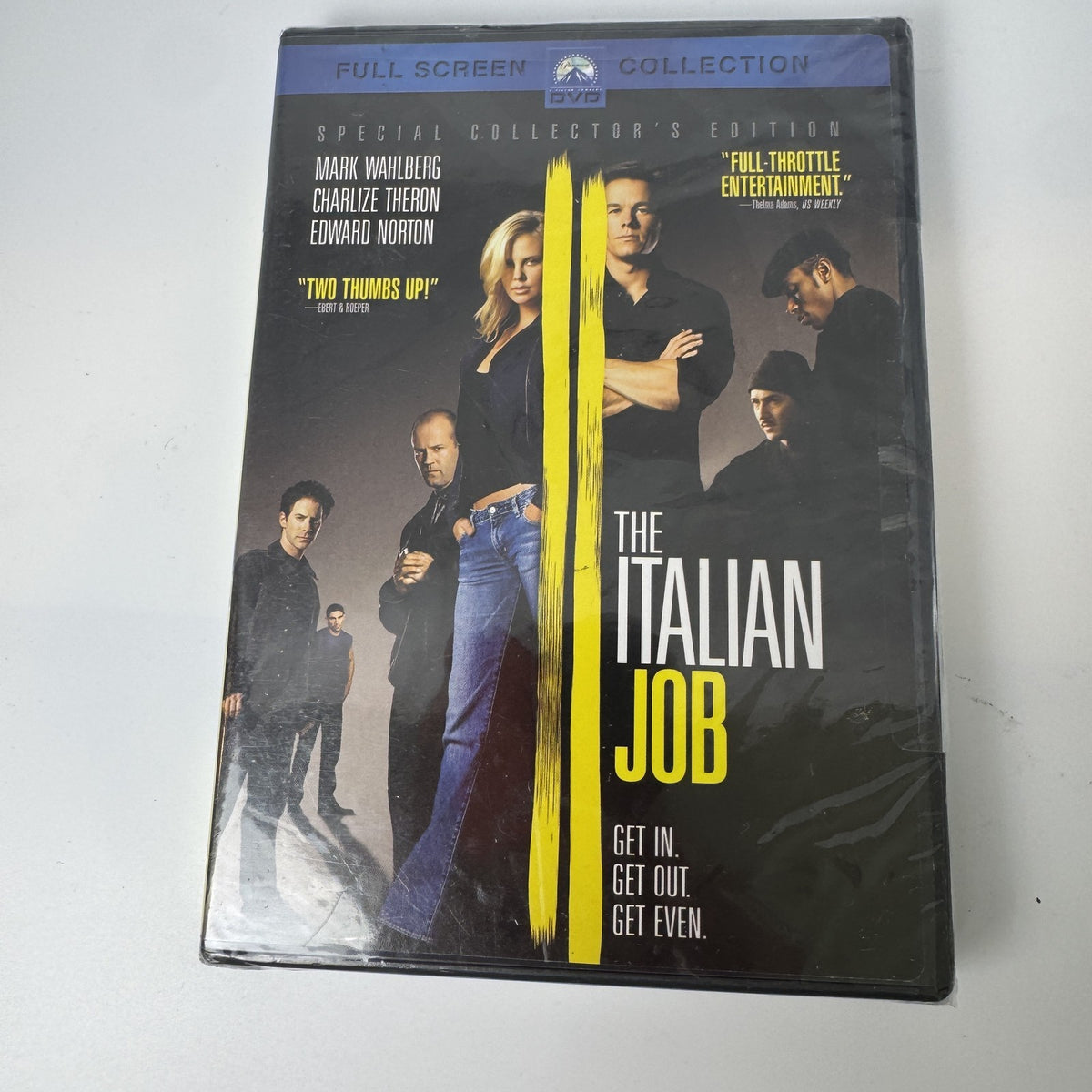 Set of 4 factory-sealed brand new movie DVDs including The Italian Job Special Collector's Edition and foreign film titles.