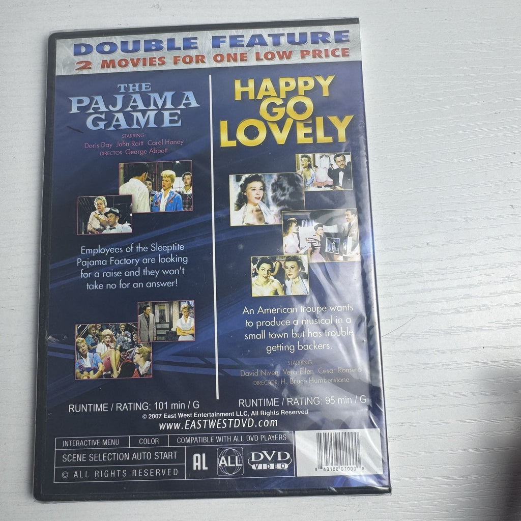 Brand new factory sealed 4-movie DVD lot featuring Lord of the Rings, Matrix sequels, and Doris Day double feature