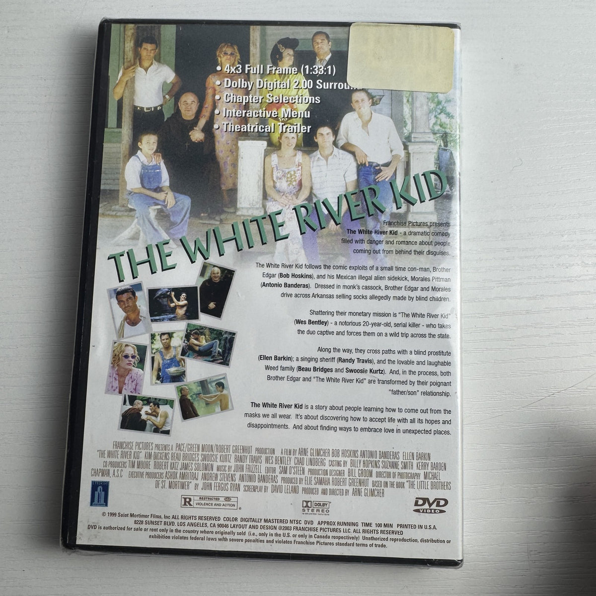 Factory sealed 4-disc DVD lot including The White River Kid, The Seeker, The Three Stooges Festival, and Sleep AdvisoRx