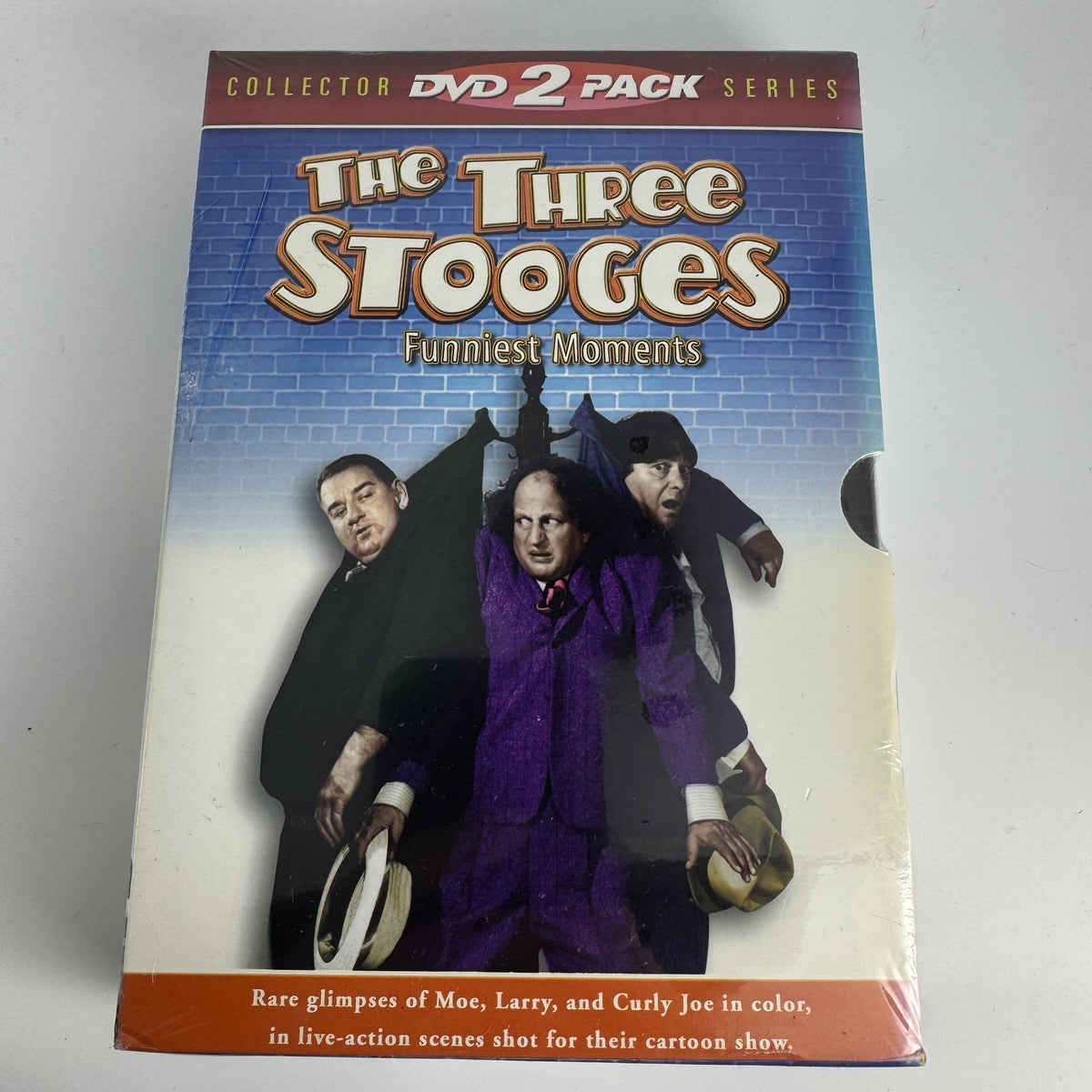 Factory sealed 4-disc DVD lot including The White River Kid, The Seeker, The Three Stooges Festival, and Sleep AdvisoRx