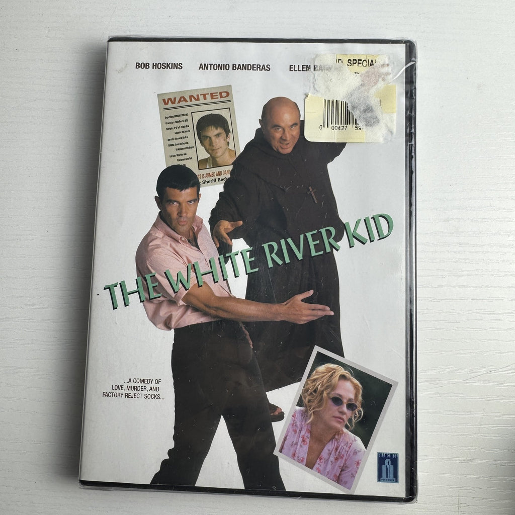 Factory sealed 4-disc DVD lot including The White River Kid, The Seeker, The Three Stooges Festival, and Sleep AdvisoRx
