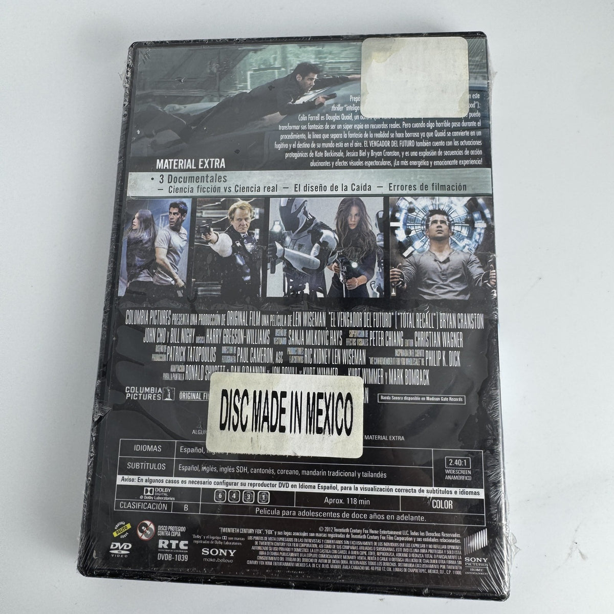 Set of 4 factory sealed brand new DVDs including Total Recall and Till the Clouds Roll By.