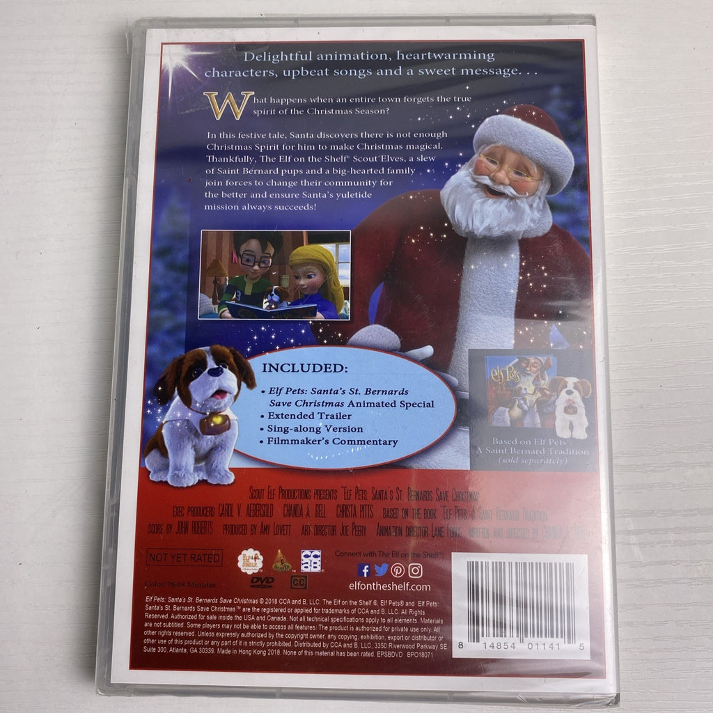 Brand new sealed 3 DVD bundle including The Holiday, Elf Pets, and DVD for Dogs