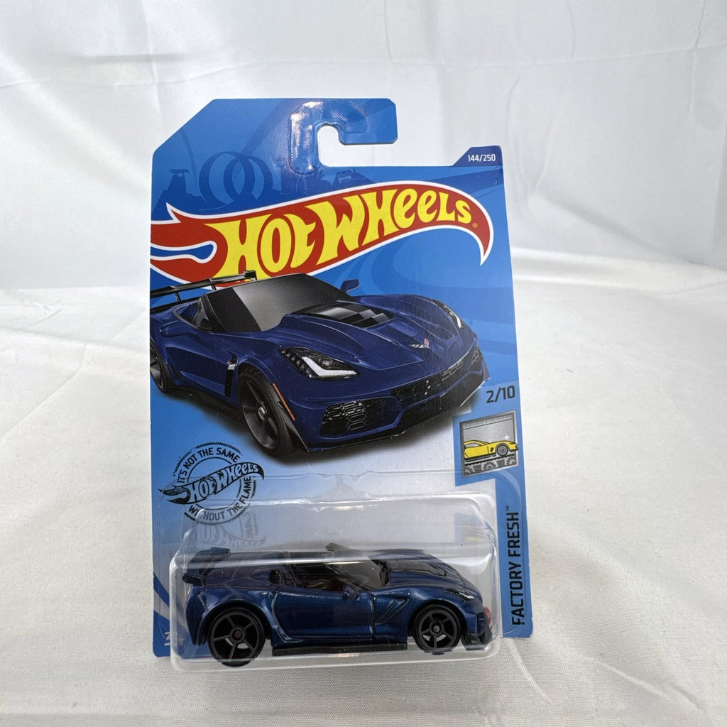 Set of 9 unopened Hot Wheels Factory Fresh 1:64 scale diecast sports cars including Porsche 911 GT3 and Corvette ZR1.