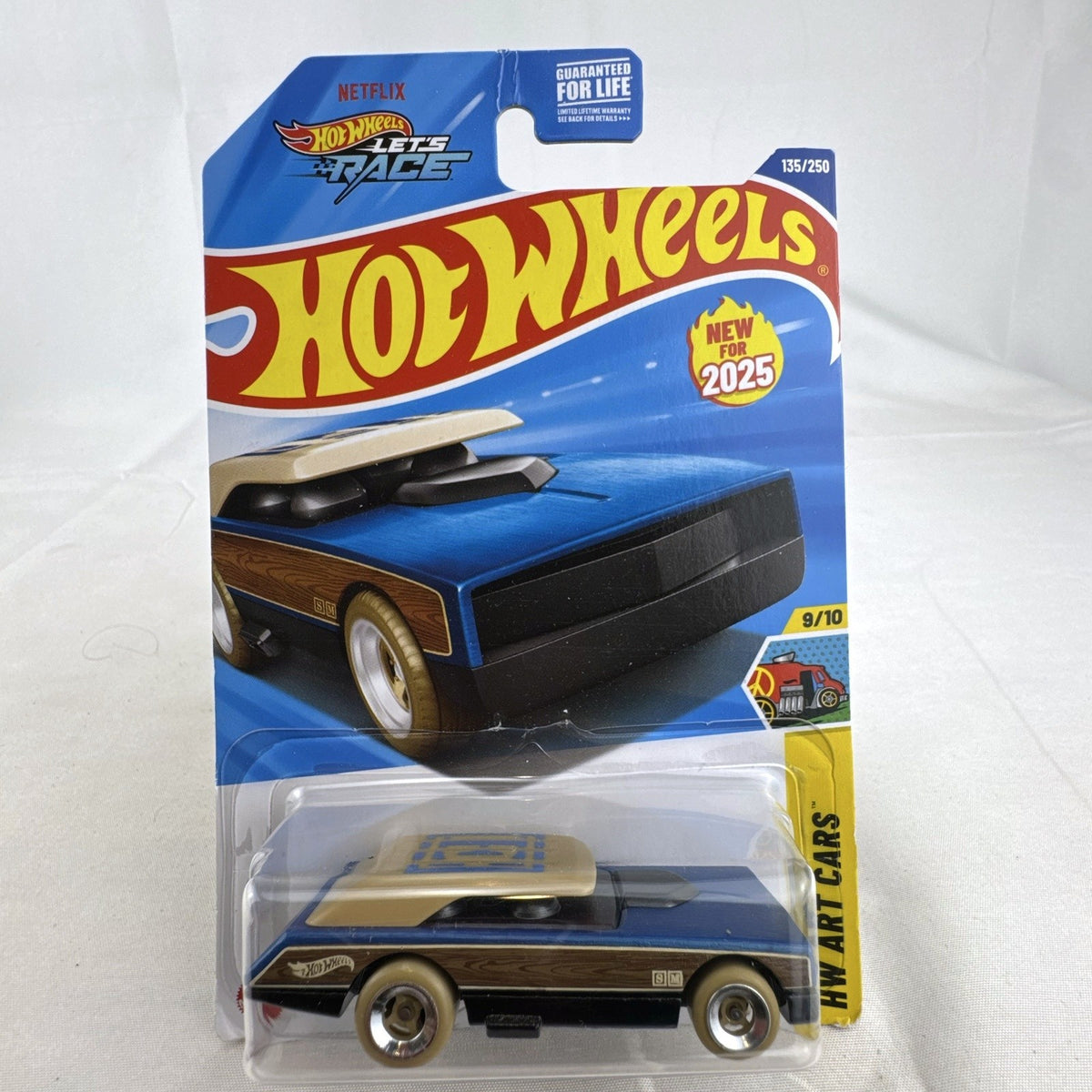 Hot Wheels HW Art Cars 9 diecast car lot including Raijin Express Humvee and 70s Van factory sealed on original cards