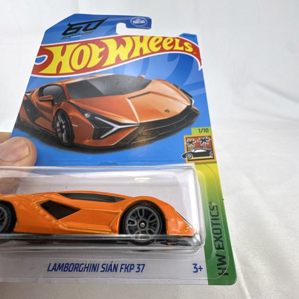 Nine factory sealed Hot Wheels HW Exotics 1:64 scale diecast cars including Porsche, Lamborghini, and Dodge Viper.