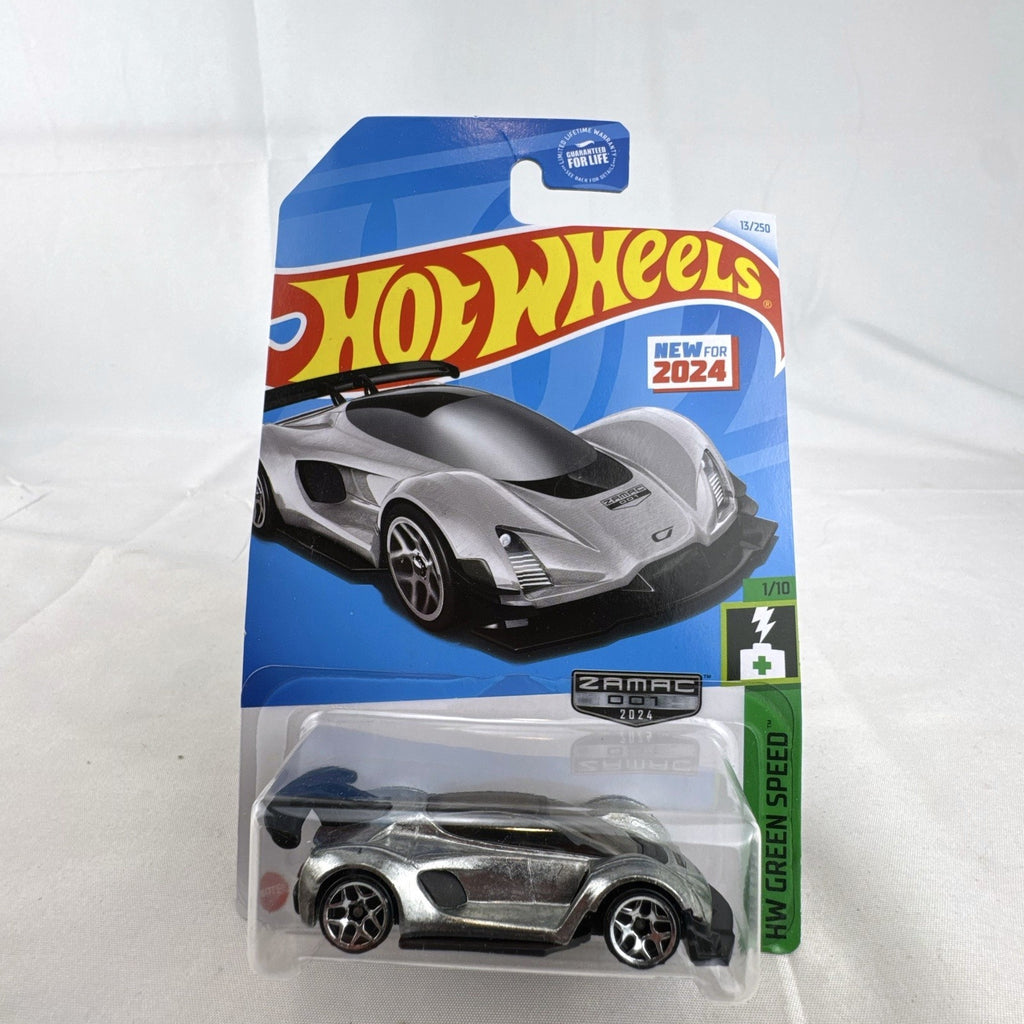 Set of 7 factory-sealed Hot Wheels HW Green Speed 1:64 diecast cars including GMC Hummer EV and Czinger 21C