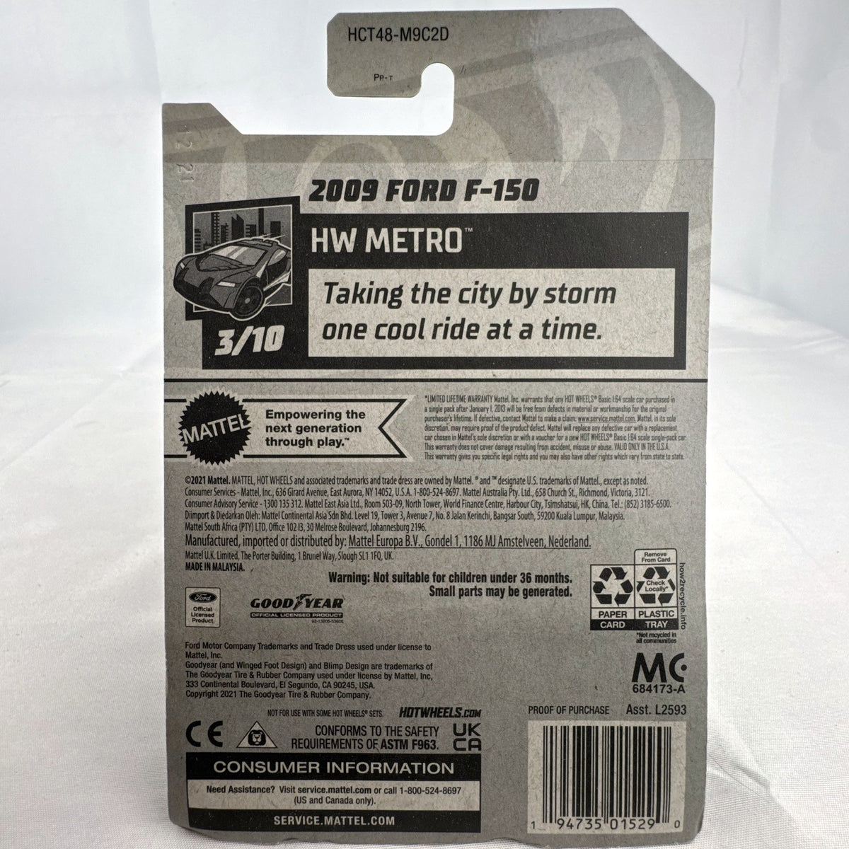 Hot Wheels HW Metro 11-car diecast set featuring 1:64 scale commercial and utility vehicles sealed on original cards.