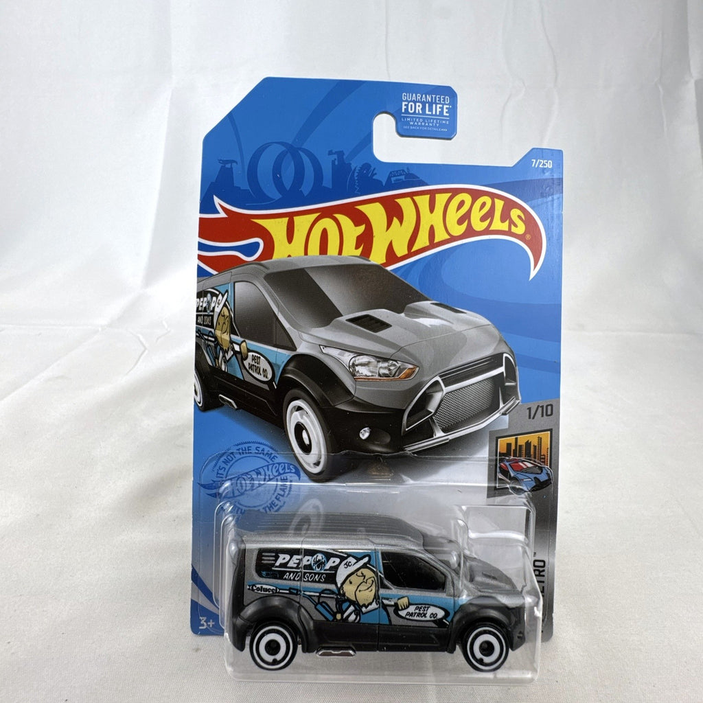 Hot Wheels HW Metro 11-car diecast set featuring 1:64 scale commercial and utility vehicles sealed on original cards.
