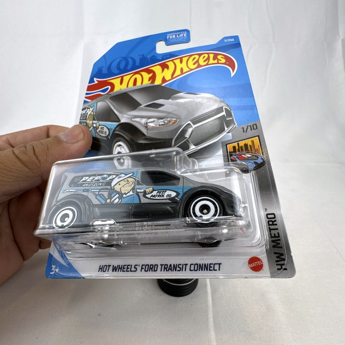 Hot Wheels HW Metro 11-car diecast set featuring 1:64 scale commercial and utility vehicles sealed on original cards.