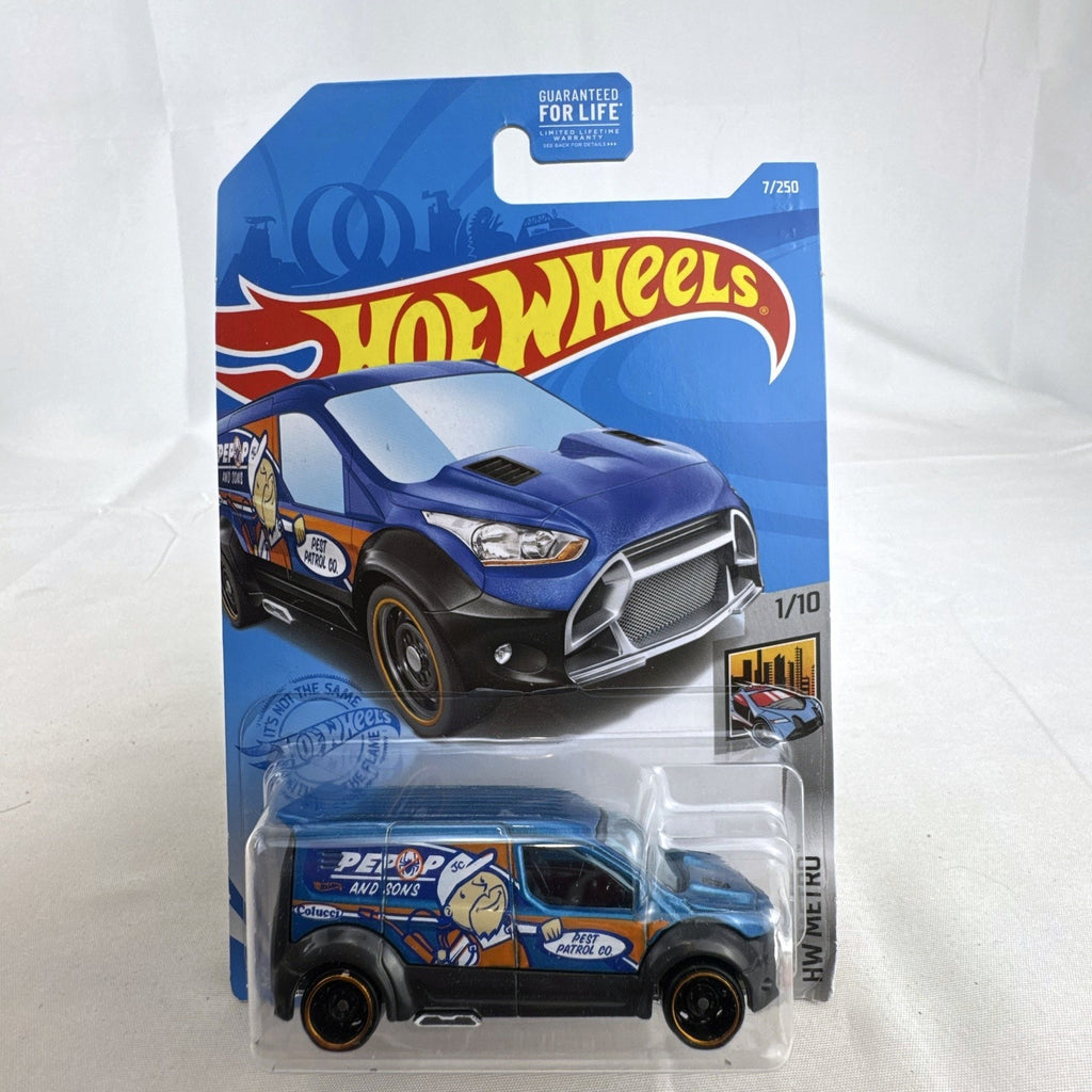 Hot Wheels HW Metro 11-car diecast set featuring 1:64 scale commercial and utility vehicles sealed on original cards.