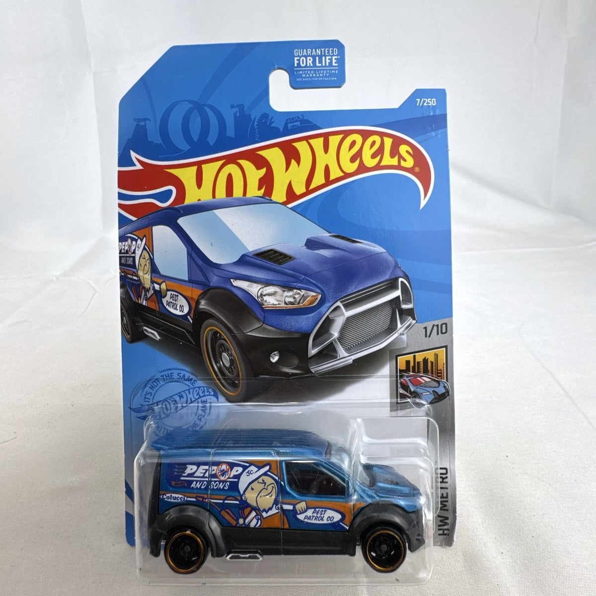 Hot Wheels HW Metro 11-car diecast set featuring 1:64 scale commercial and utility vehicles sealed on original cards.