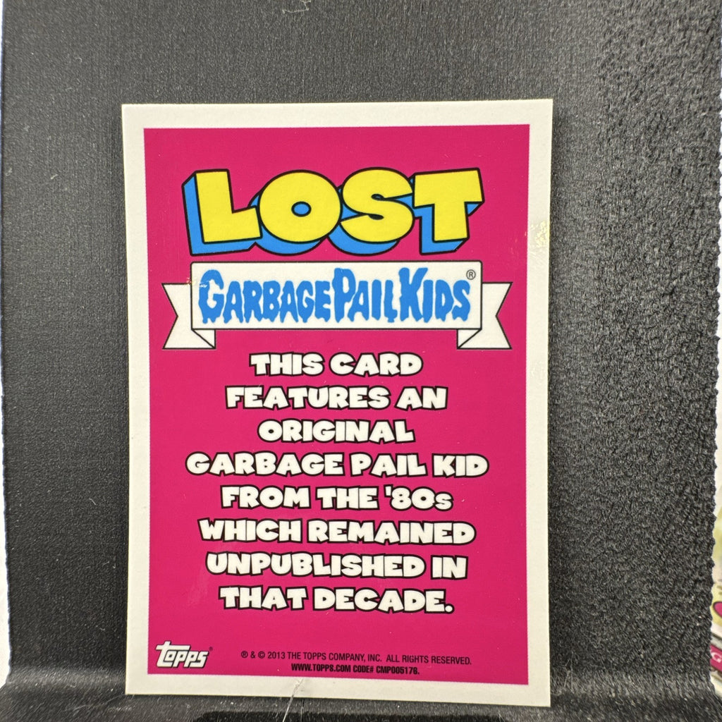2013 Topps Garbage Pail Kids Chrome Lost GPK Arach Ned #L4a spider insert trading card