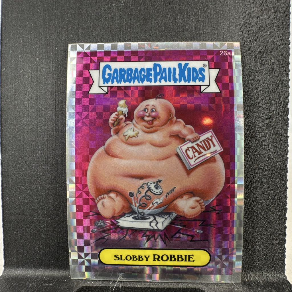 2013 Topps Garbage Pail Kids Chrome Slobby Robbie 26a X-Fractor refractor trading card