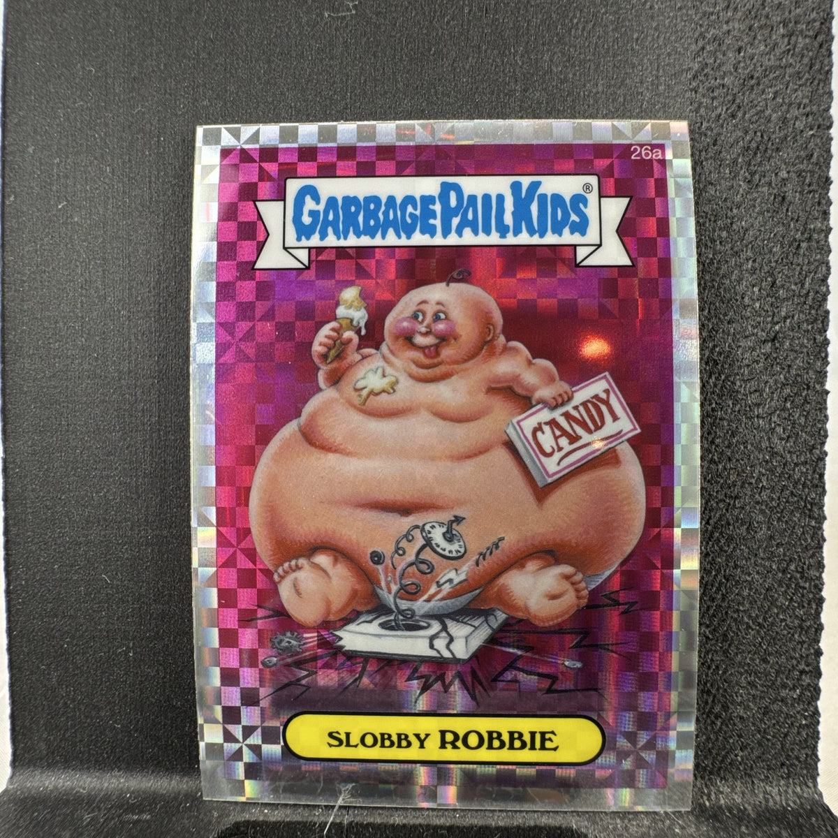 2013 Topps Garbage Pail Kids Chrome Slobby Robbie 26a X-Fractor refractor trading card