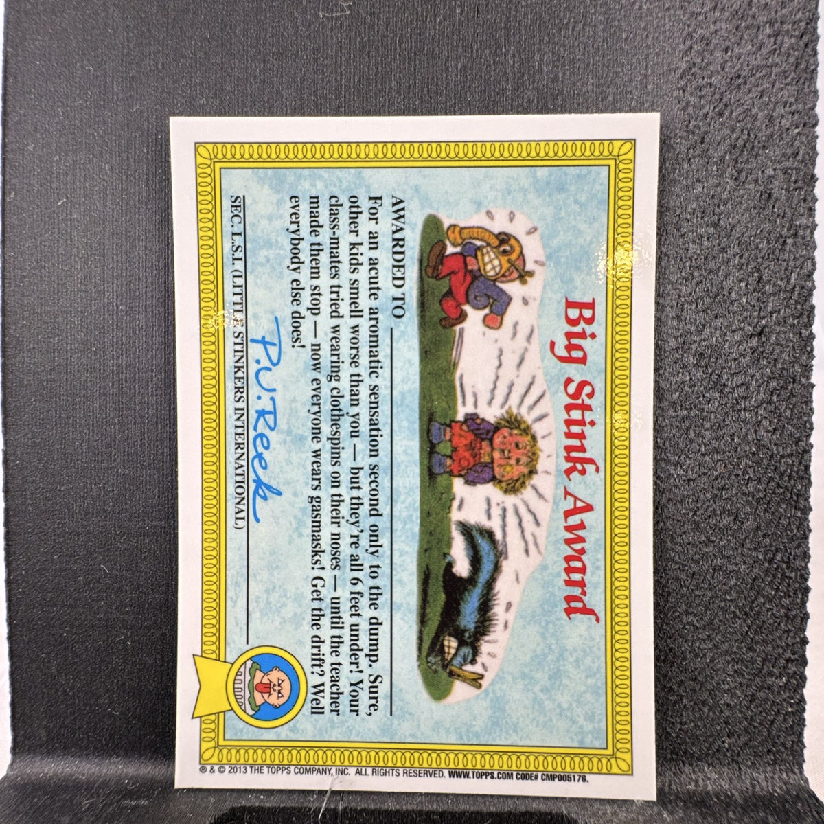 2013 Topps Garbage Pail Kids Chrome Series 1 13a Ashcan Andy trading card