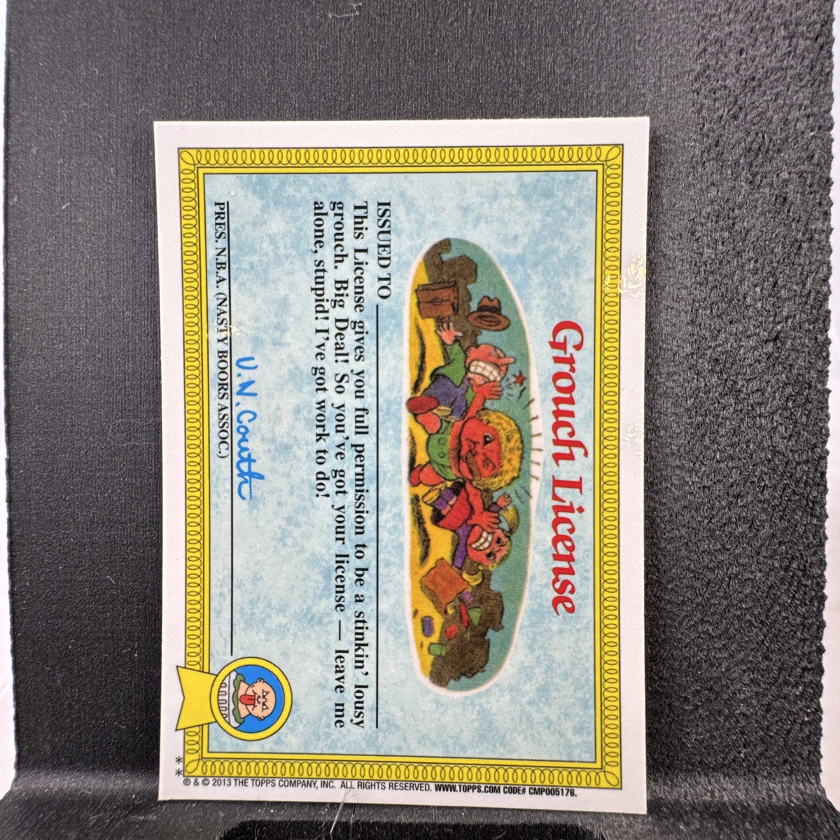 Topps 2013 Garbage Pail Kids Chrome Series 1 Mauled Paul #15b sticker card