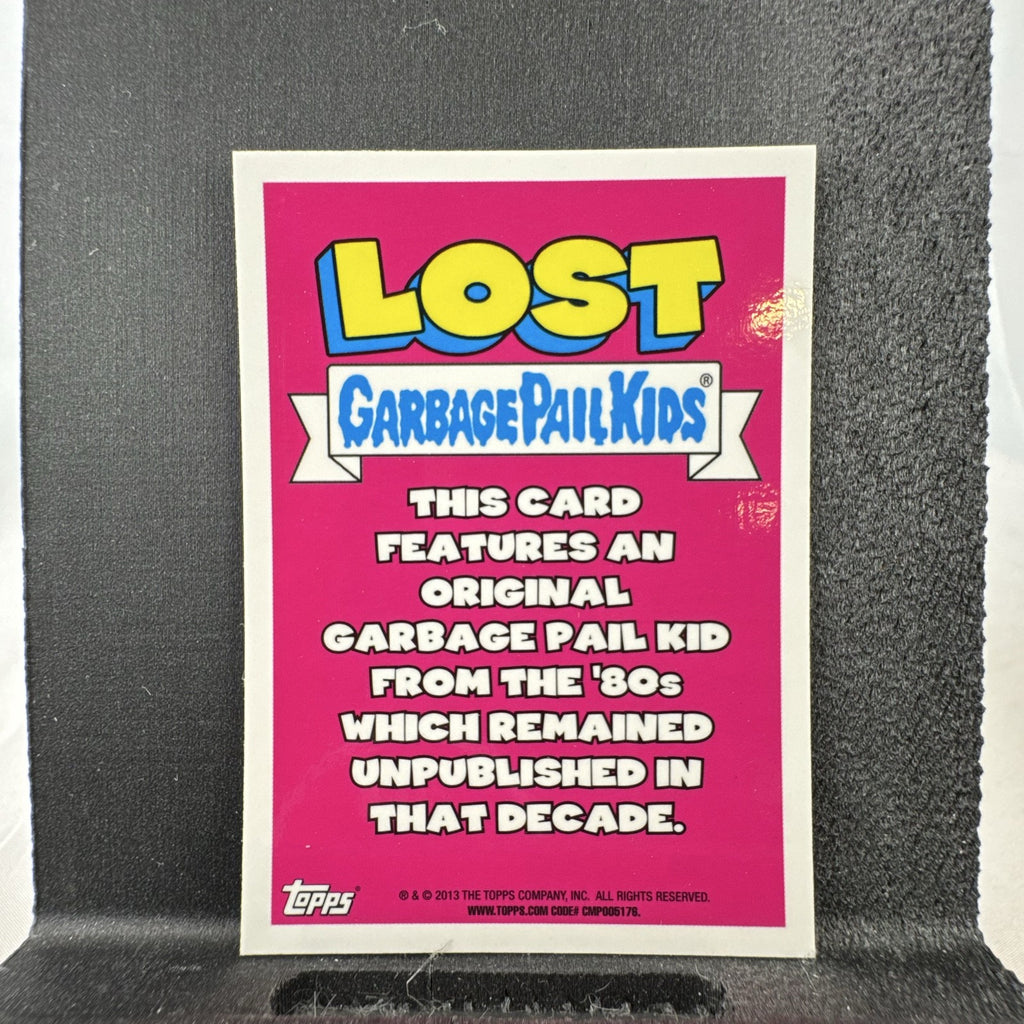 2013 Topps Garbage Pail Kids Chrome Lost GPK Global Warren #L6a insert trading card