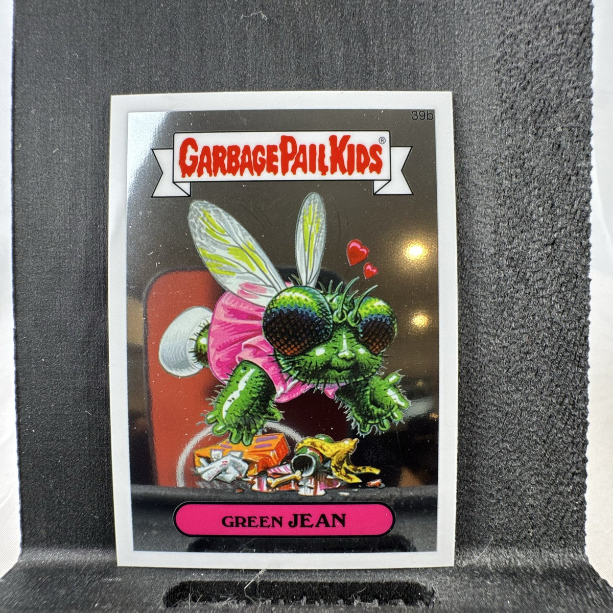 Topps Garbage Pail Kids Chrome Series 1 Green Jean 39b base sticker card