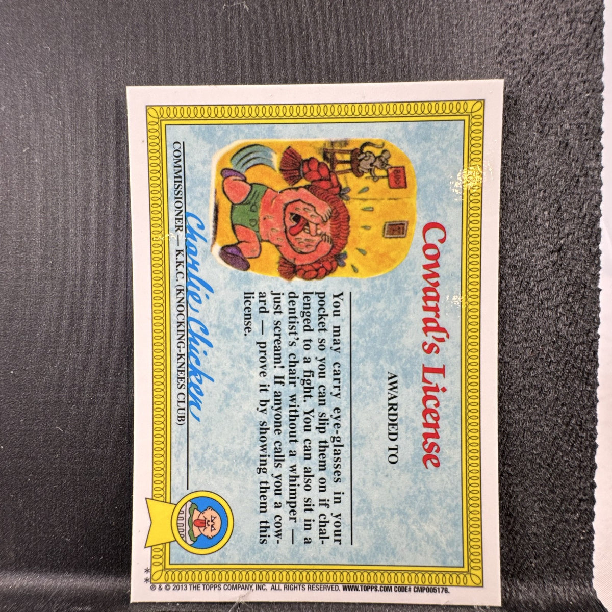 2013 Topps Garbage Pail Kids Chrome Series 1 #23b Leaky Lou base trading card