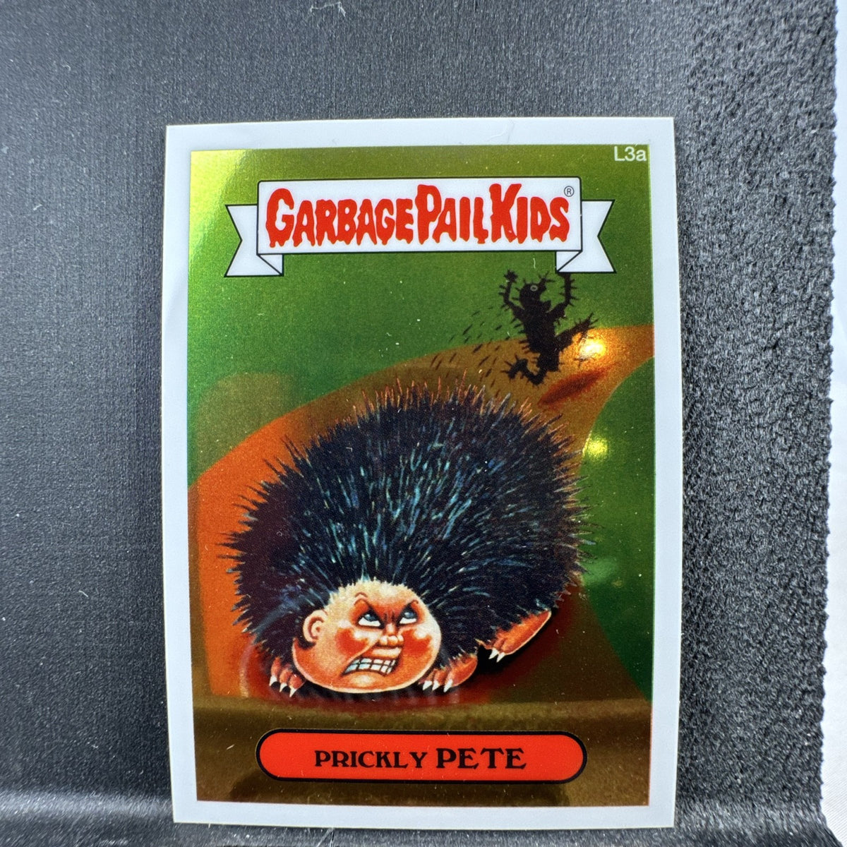 2013 Topps Garbage Pail Kids Chrome Lost GPK Prickly Pete #L3a trading card
