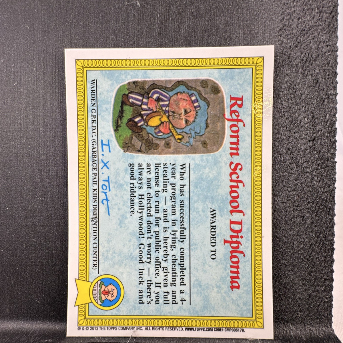 2013 Topps Garbage Pail Kids Chrome Series 1 Bony Joanie #29a base trading card