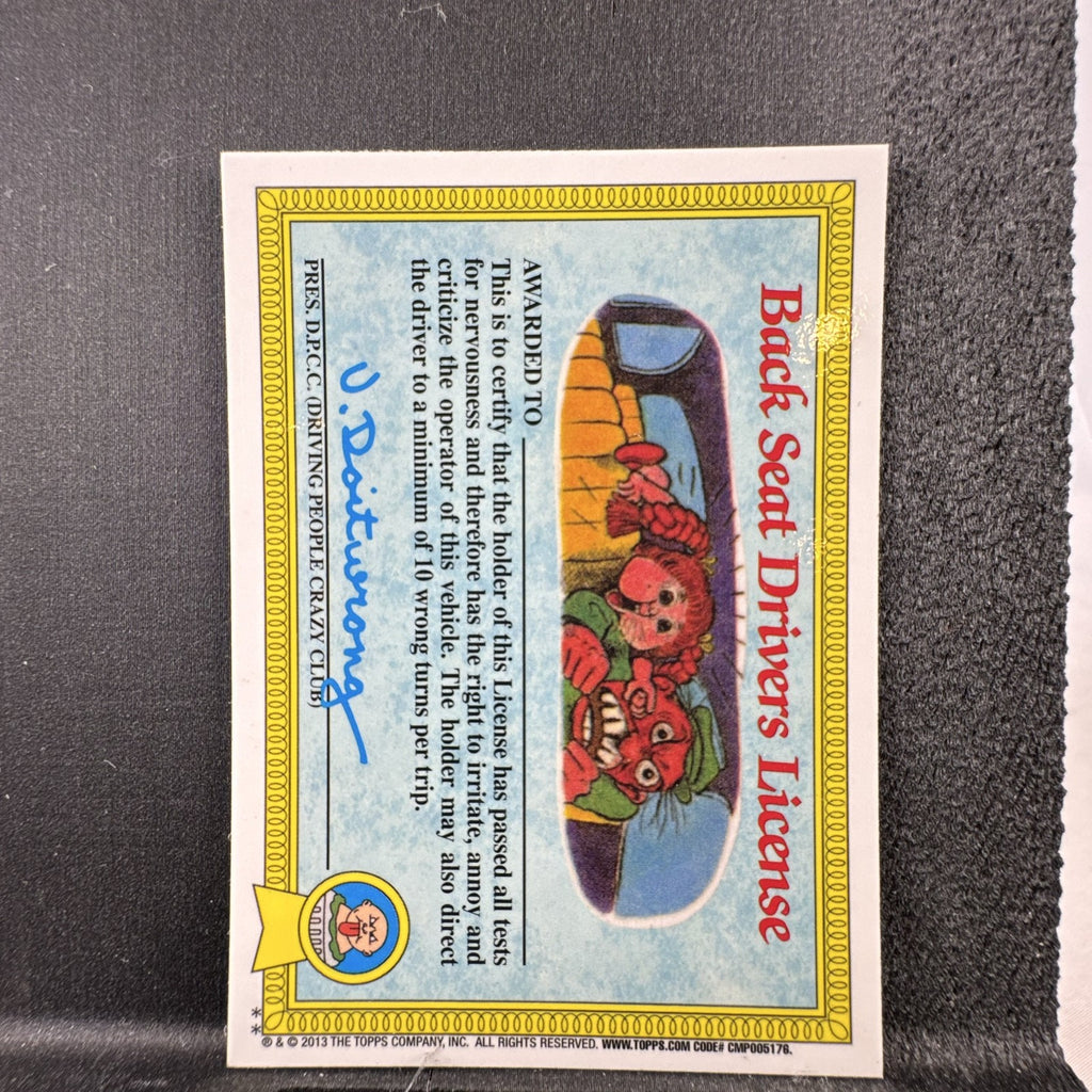 2013 Topps Garbage Pail Kids Chrome Series 1 Stinky Stan card number 22b