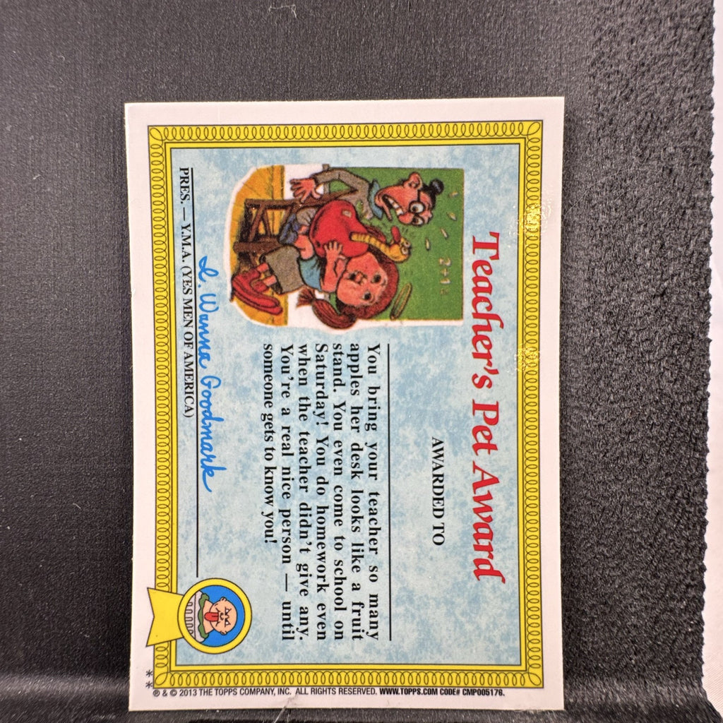 2013 Topps Garbage Pail Kids Chrome Series 1 #28b Meltin' Melissa sticker card