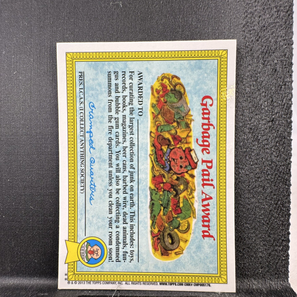 2013 Topps Garbage Pail Kids Chrome Series 1 Anna Banana sticker card number 34b