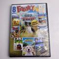 Factory sealed Echo Bridge 8-Movie Family Pack Vol. 2 two-disc DVD set in original shrink wrap.