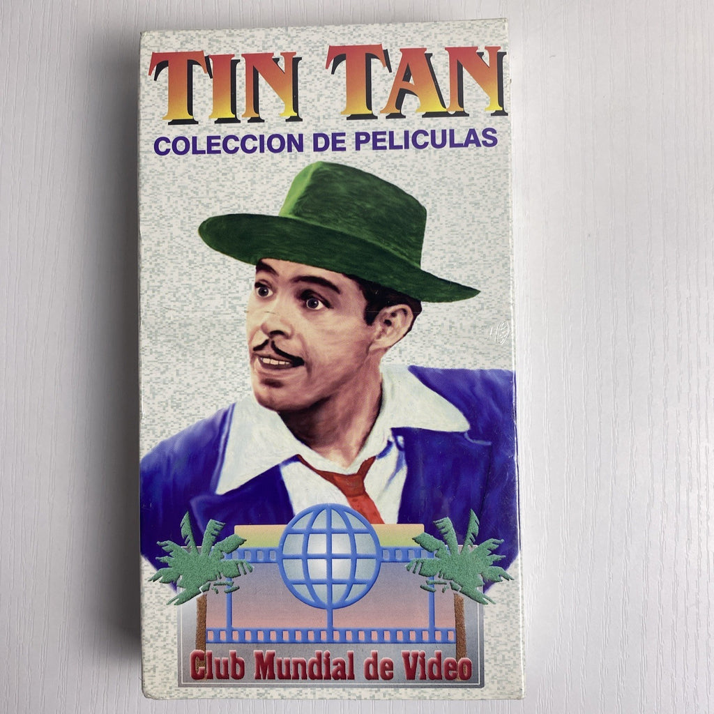 Sealed 1997 Tin Tan Musico Poeta Y Loco VHS cassette tape slipcover by Club Mundial De Video in original shrink wrap.