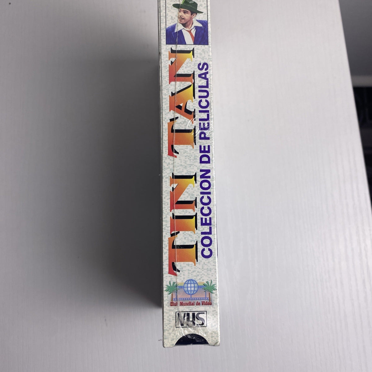 Sealed 1997 Tin Tan Musico Poeta Y Loco VHS cassette tape slipcover by Club Mundial De Video in original shrink wrap.