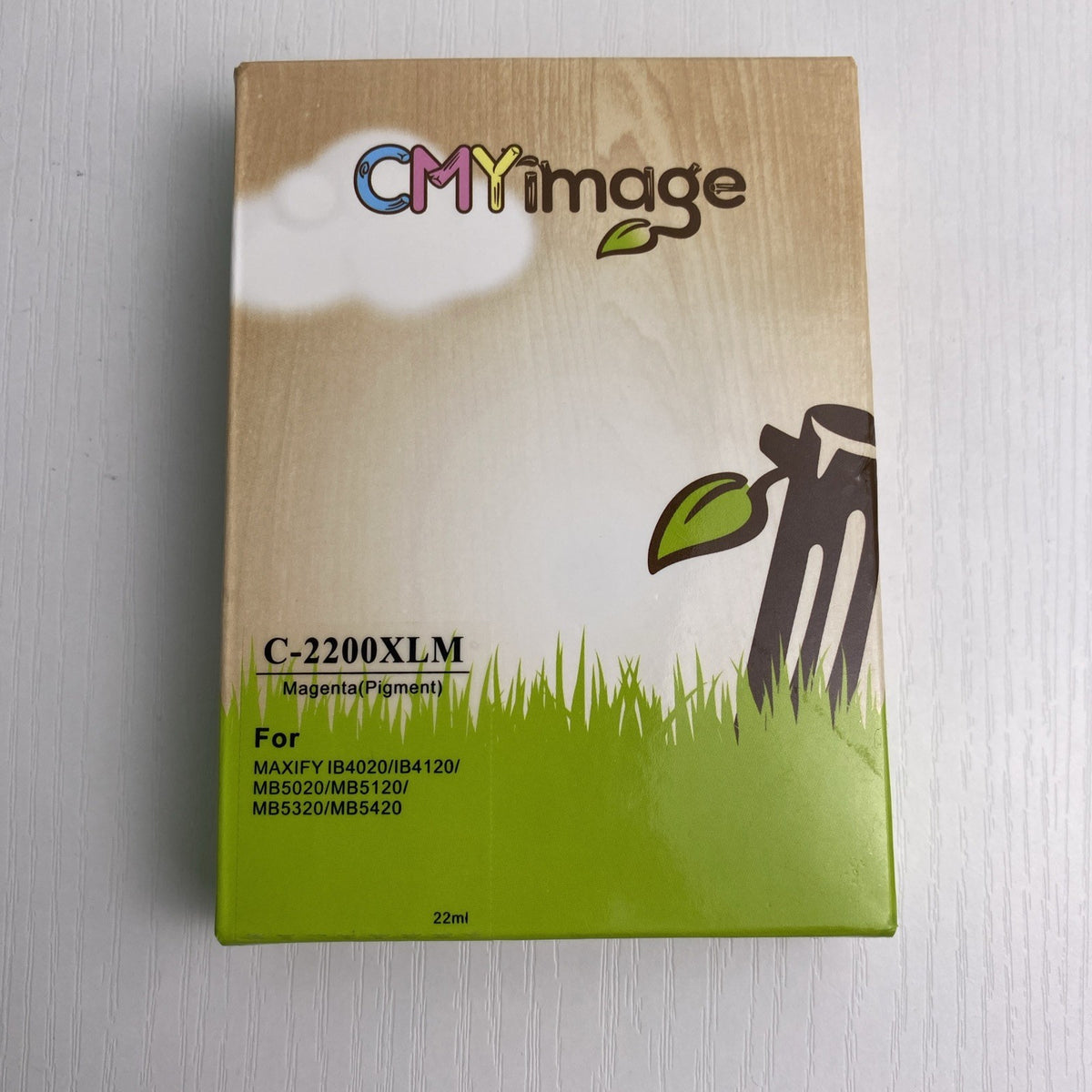 CMYimage C-2200XLM high-yield magenta pigment ink cartridge for Canon MAXIFY printers