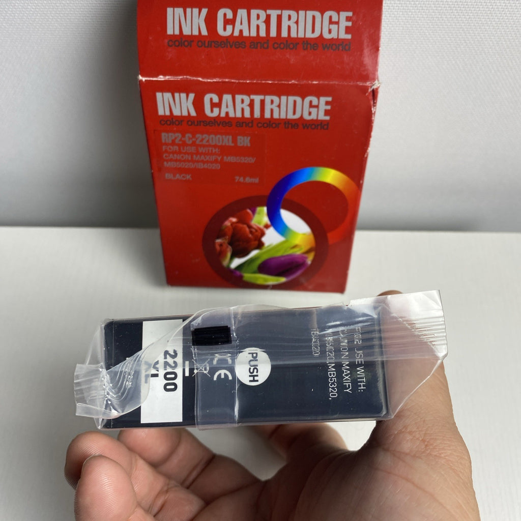 Generic RP2-C-2200XL black ink cartridge 74.6ml for Canon MAXIFY printers