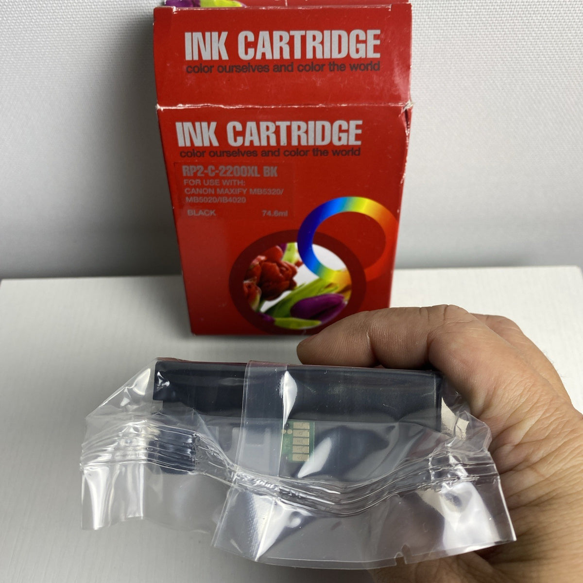 Generic RP2-C-2200XL black ink cartridge 74.6ml for Canon MAXIFY printers