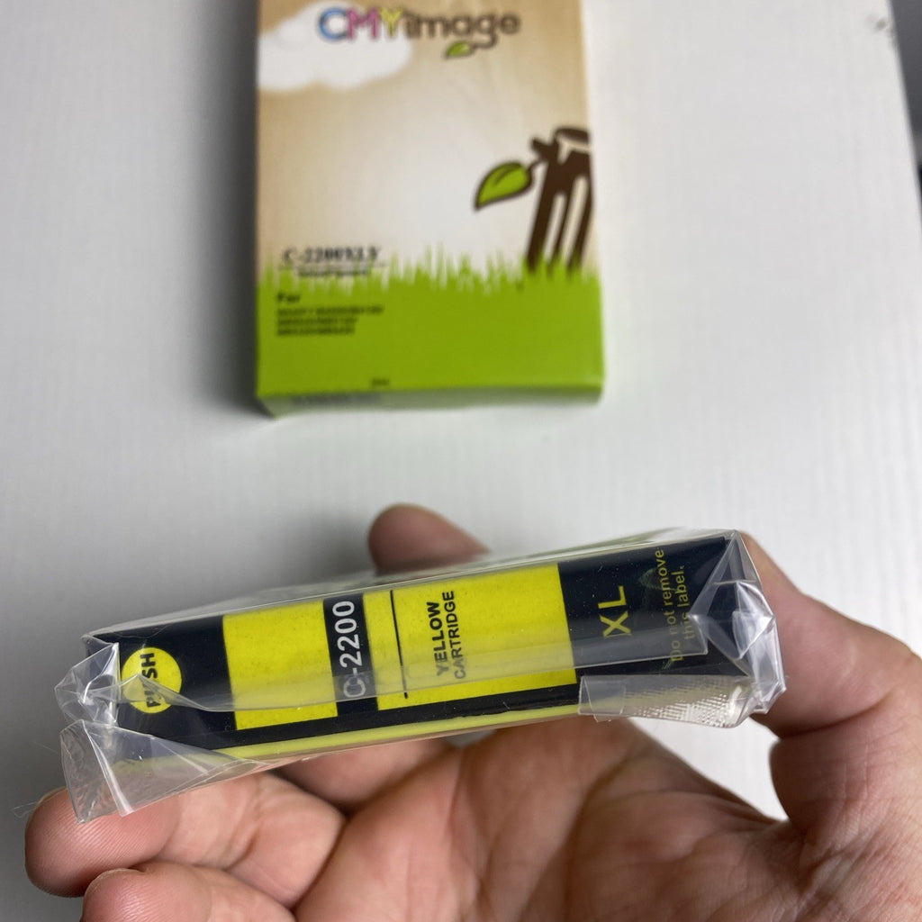 CMYimage yellow pigment ink cartridge XL 22ml in open box for Canon MAXIFY printers