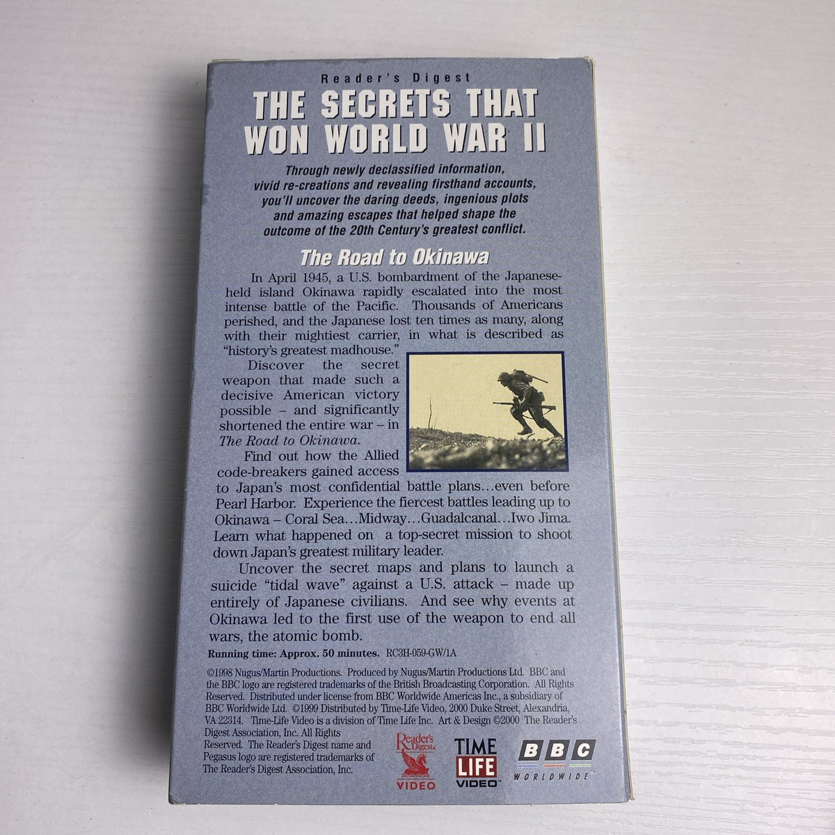 Time Life The Secrets That Won World War II The Road to Okinawa VHS tape slipcover