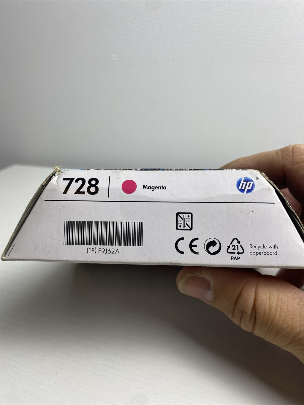 HP 728 Magenta 40ml Bright Office Ink Cartridge in Original Packaging for DesignJet T730 and T830