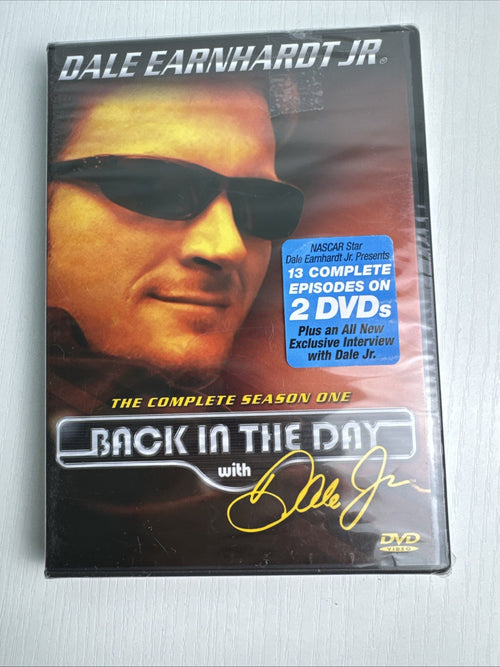 Front cover of Back in the Day with Dale Jr. Complete Season 1 factory sealed 2-disc DVD set